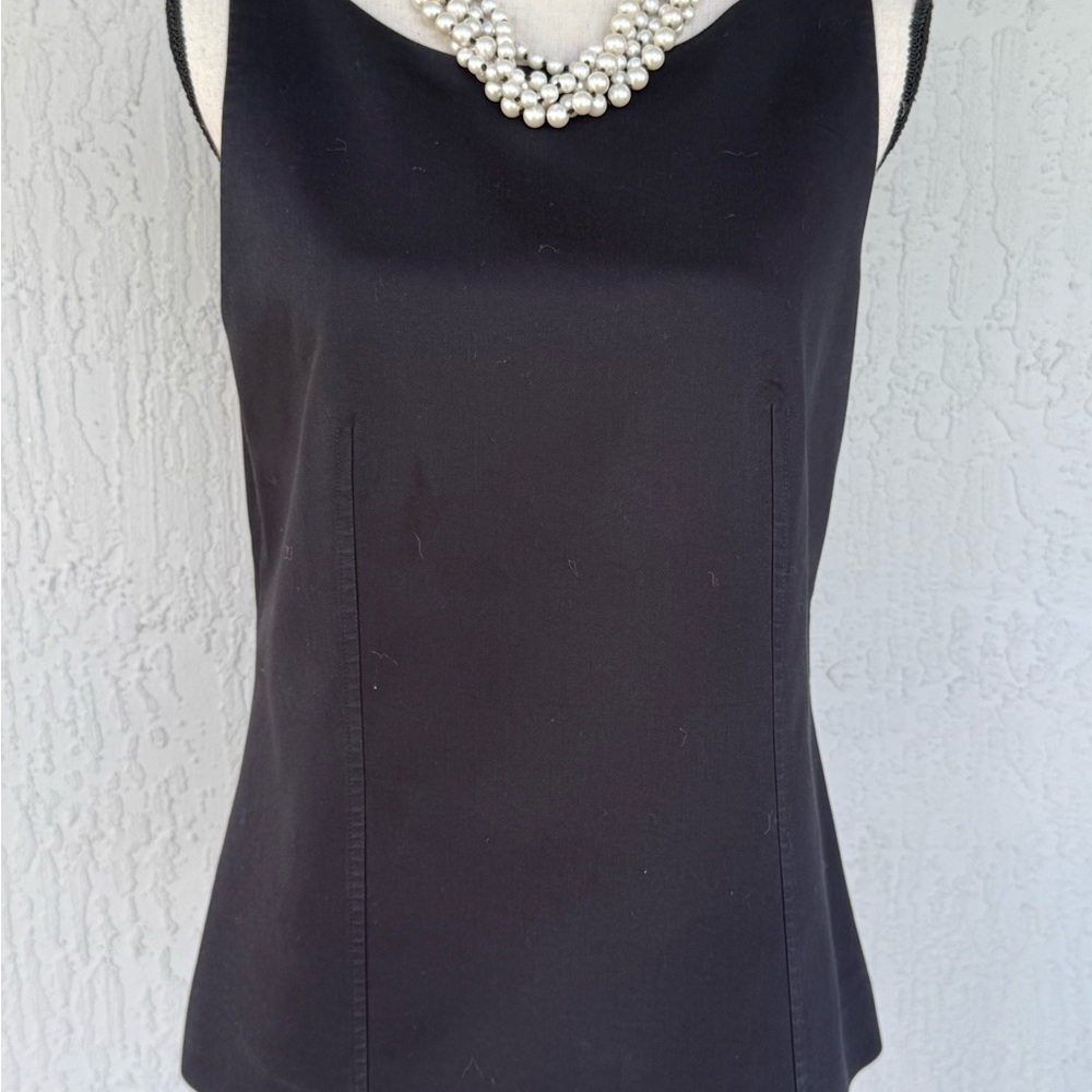 Ann Taylor Elegant Black Tank Top